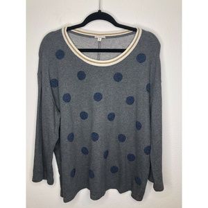 Gap Womens Sweater Pullover Polka Dots X-Large - image 1